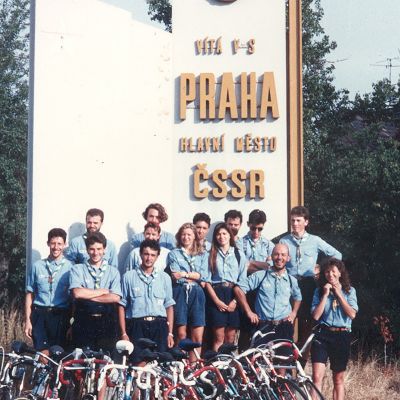 1990 - Route a Praga